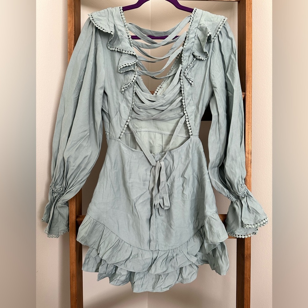 Mabel Ruffle Mini Dress - Picture 3 of 5